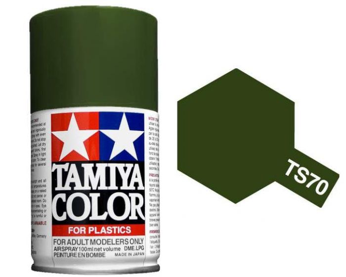 Tamiya 100ml TS-70 Olive Drab # 85070