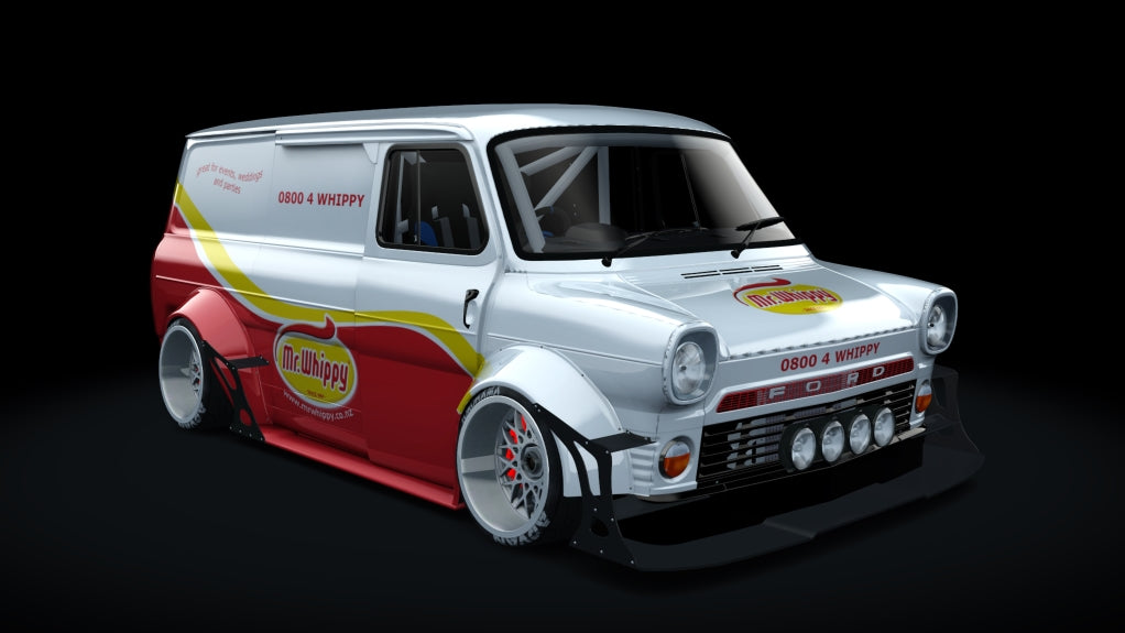 Tt Van Mod Ford Super Van 215mm x 257mm For TT01 TT02 Tamiya Transit – L&L models