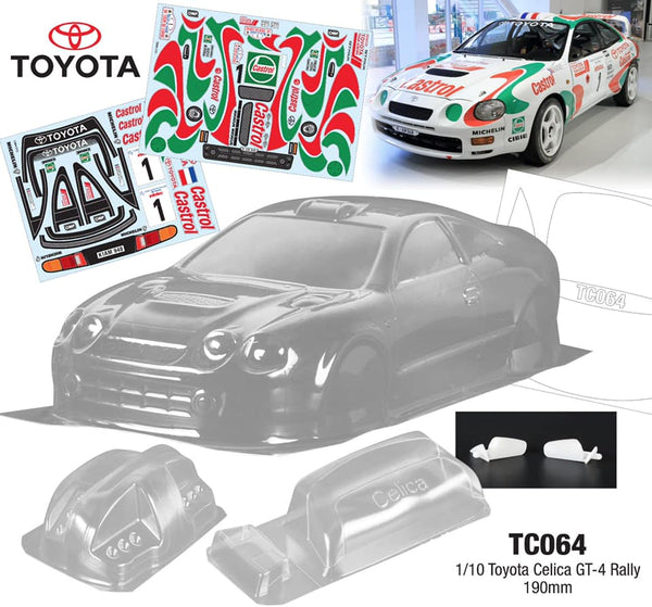 Toyota Celica Rally 258/190 Tamiya TT01 TT02 Kyosho Hpi TC064
