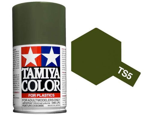 Tamiya 100ml TS-5 Olive Drab # 85005