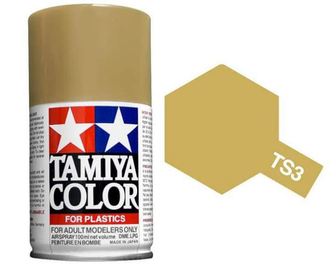 Tamiya 100ml TS-3 Dark Yellow # 85003
