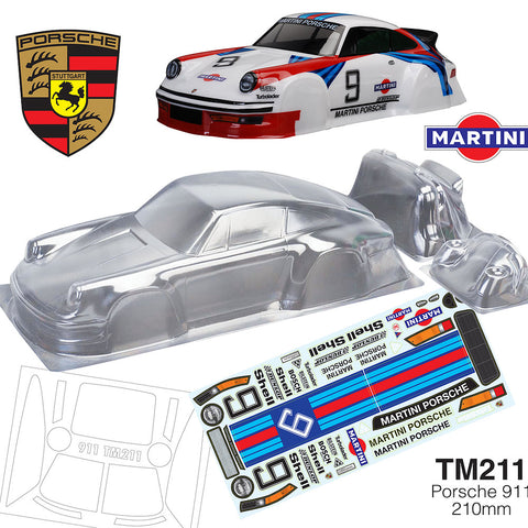 TM211 PORSCHE 911 210mm Martini Tamiya M chassis