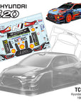 TC020 Controlfreax i20 WRC Body Shell