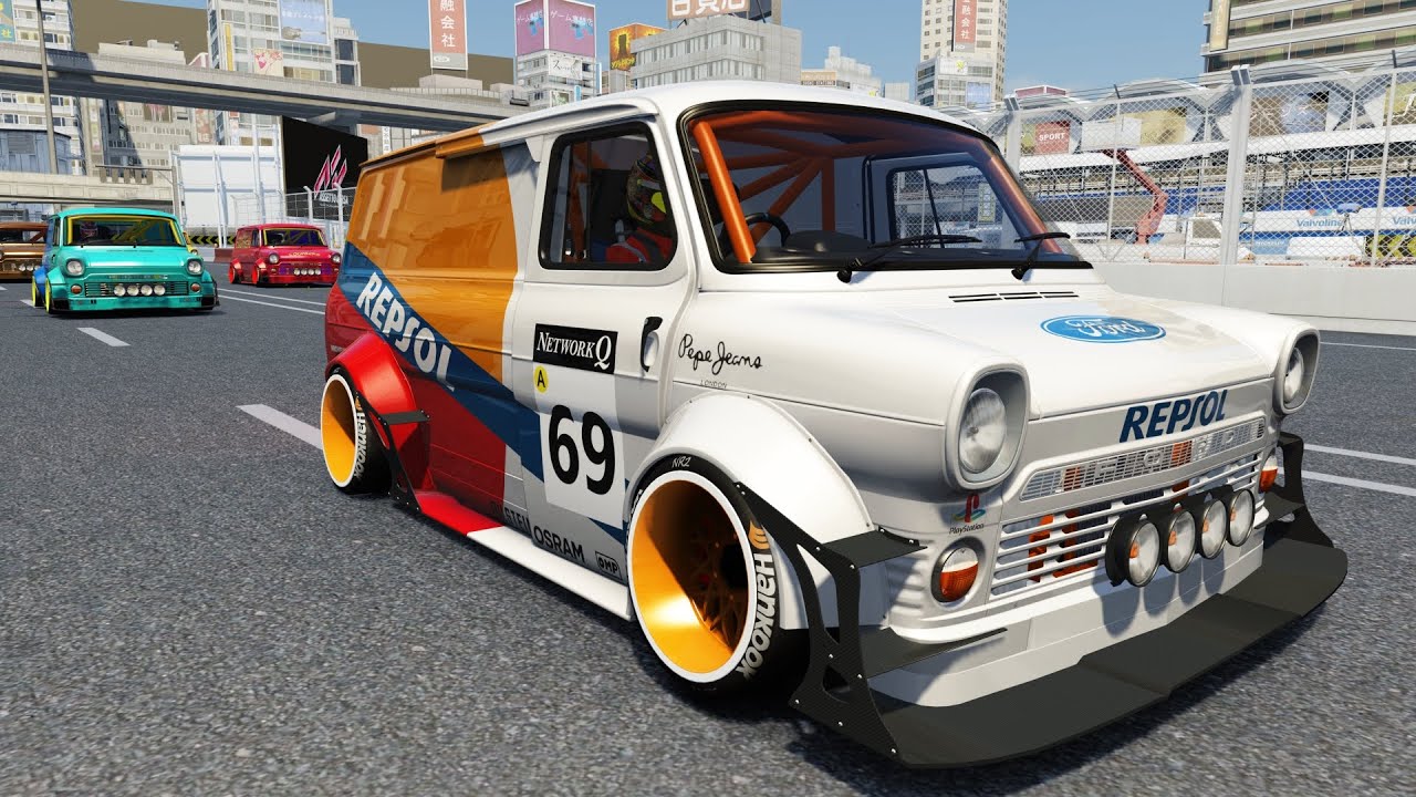 Ford Super Van 215mm x 257mm For TT01 TT02 Tamiya Transit – L&L models