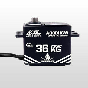 Brushless Servo 36KG HV AGF-RC A80BHSW Full Metal Case Waterproof High Voltage