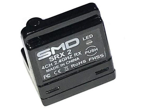 SMD SRX 2 Sanwa Compatible Antenna-less Receiver FHSS-3/4 JBR900003