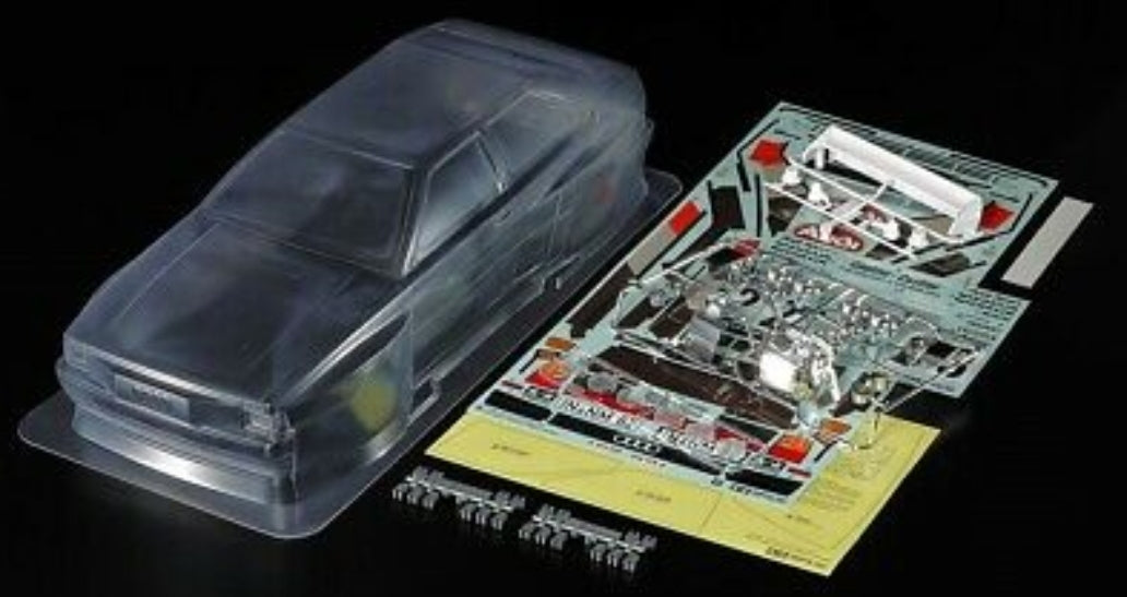 Tamiya 51615 Audi Quattro Rallye A2 Body Set - Requires Painting - L&L models 