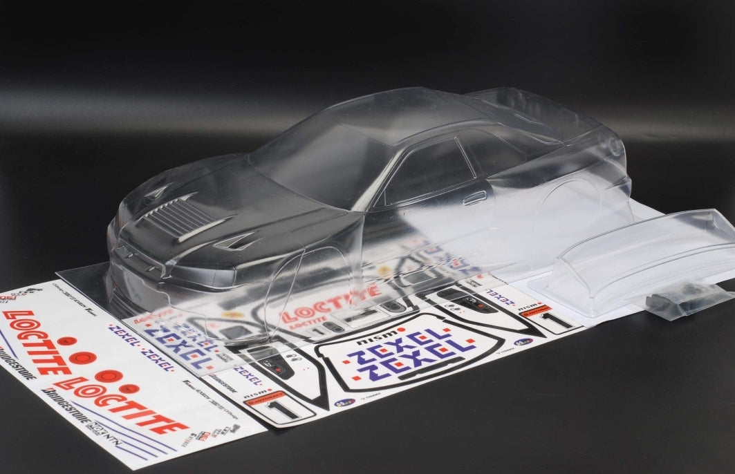 Gt R R34 Rc Body Shell TC034 Nissan GTR R34 “Zexel Loctite” Body Shell (190mm x 258mm) – L&L ...