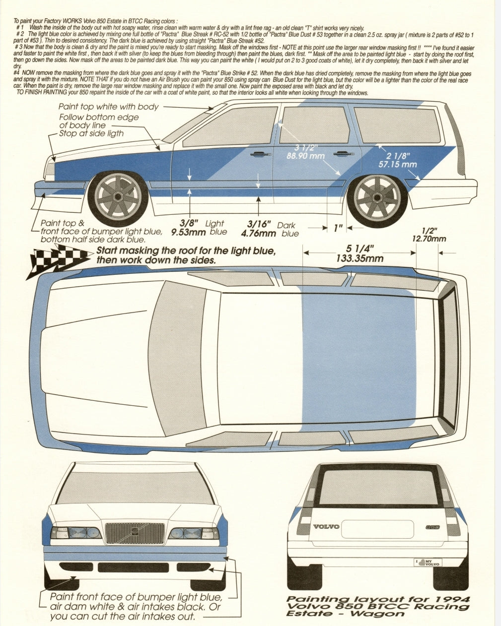 TC025 Controlfreax volvo 850 estate - L&L models 