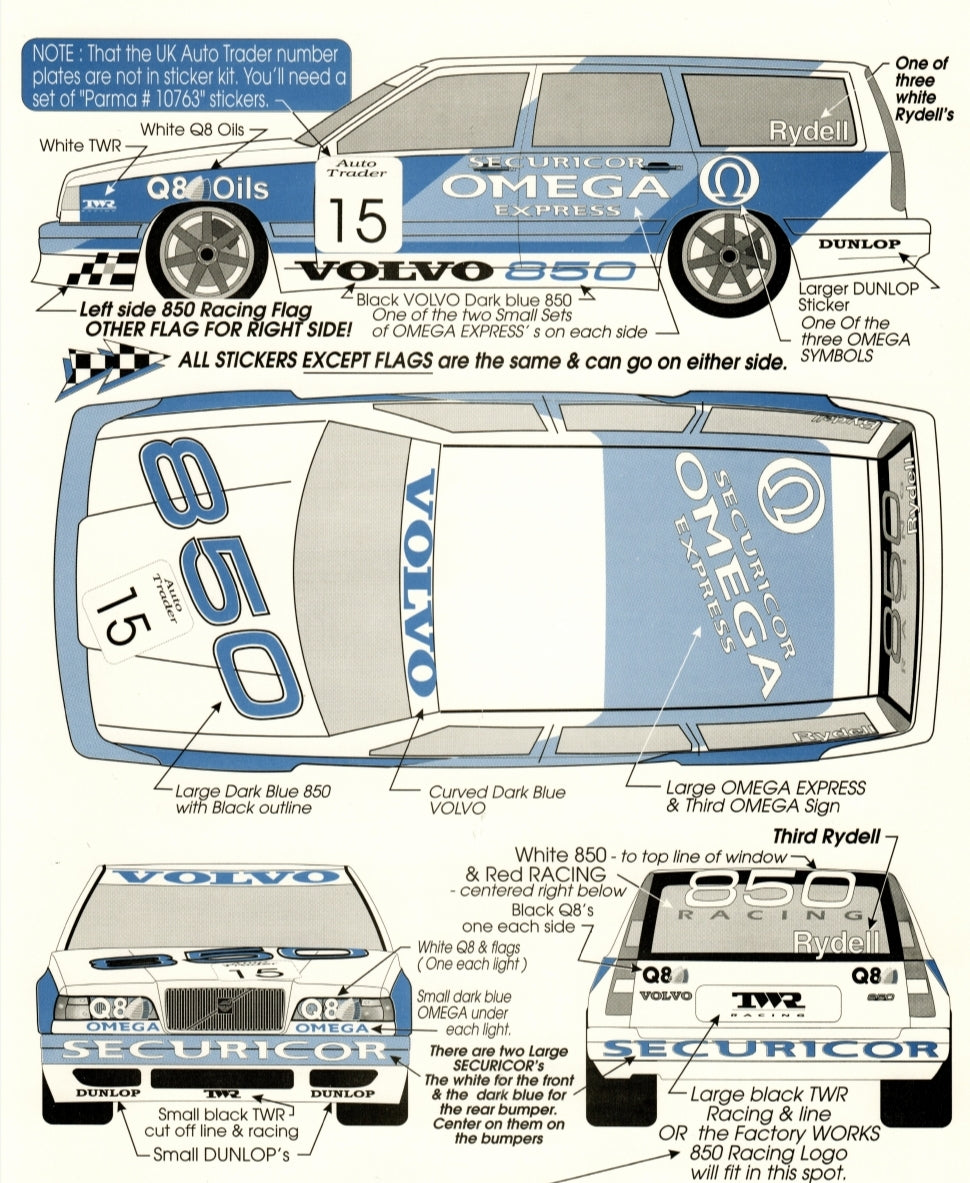 TC025 Controlfreax volvo 850 estate - L&L models 