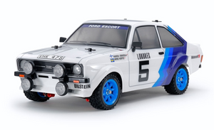 Escort mk.II Rally with a pre-painted body set for 58687 kit MF-01