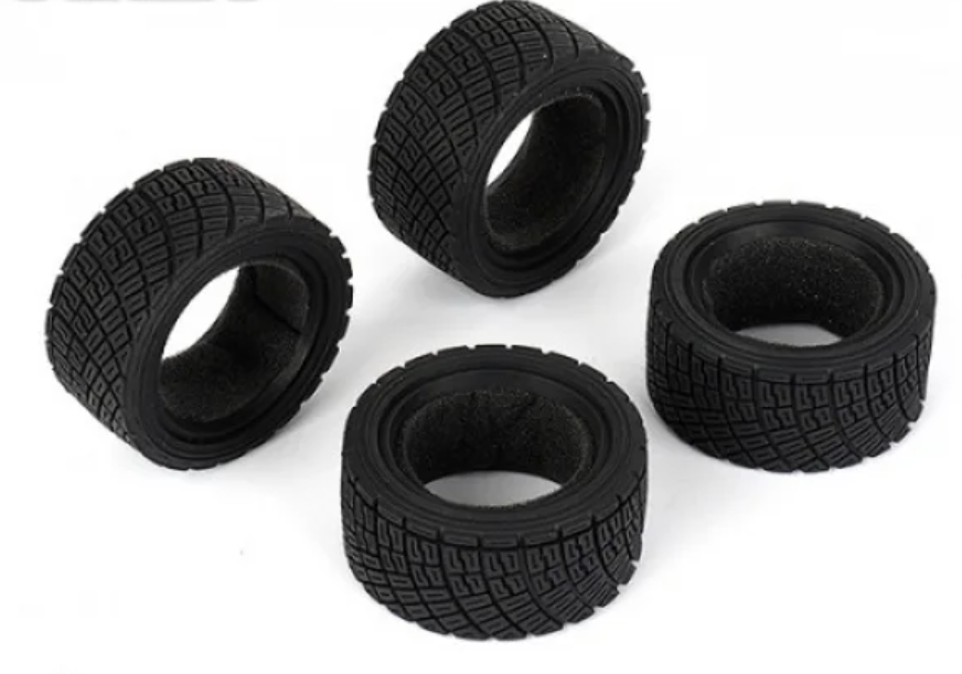 M CHASSIS RALLY PROFILE TIRE SET (4PCS) WITH INSERT nba331