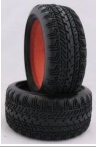 D004 Road Tire On-Road Grip Tyre Set 52mm X 26mm wheel Tamiya Kyosho HPI TYP2