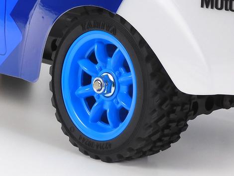 Tamiya 9335844 Escort Mk.II Rally (MF-01X) Blue Wheel Set (4PCS)