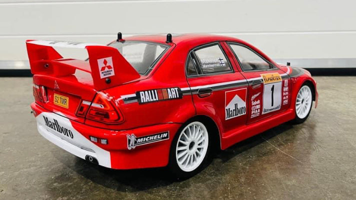 TC106 TOMMI Mitsubishi Lancer Evolution  VI WRC 190mm Tamiya TT01 TT02 HPI Kyosho