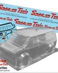 Ford Super Van 215mm x 257mm For TT01 TT02 Tamiya Transit