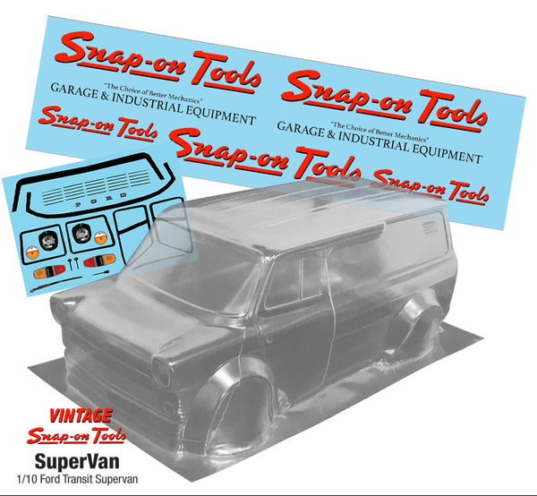 Ford Super Van 215mm x 257mm For TT01 TT02 Tamiya Transit