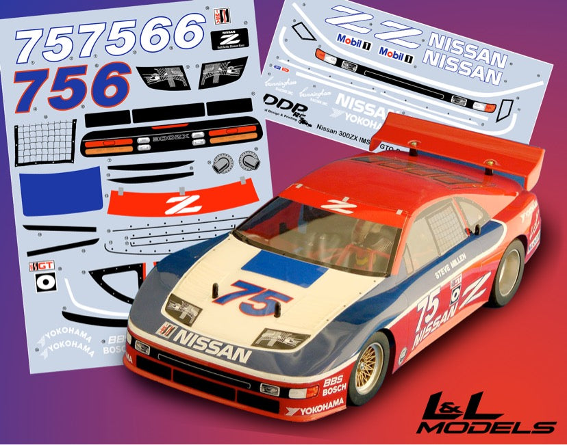 Nissan 300Zx Decal Set Tamiya Group C – L&L models