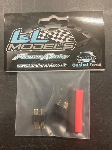 Deans Style T Plug Connector RC, Male & Female Pairs