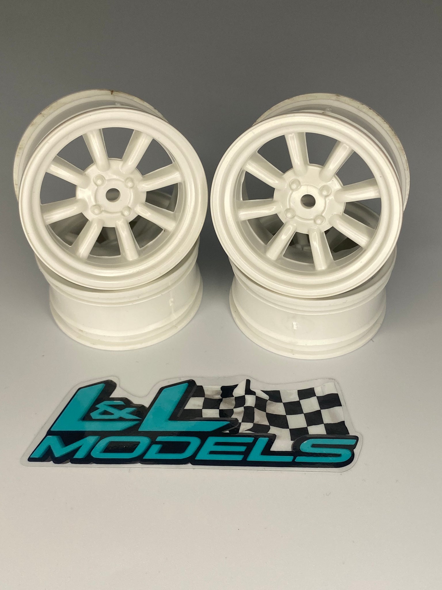 Minilite Ford Rs2000 White 3mm offset 26mm Rc Touring Car Wheels For Tamiya TT01 TT02 HPI Kyosho 12mm Hex Not M Chassis lg066w