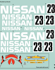 Nissan R91CP Decal Set Tamiya Group C