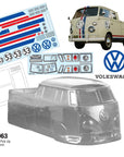 TC063 VW Splitty pick up transporter Tamiya TT01 TT02