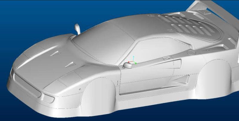 F40 Bodyshell Kit (190mm x 257mm) – L&L models