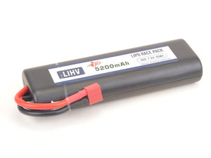 Intellect LiPo LiHV 5200mAh 2s Round Edge Stick Pack 7.6v 50C - Deans IPRW2S5200HVR