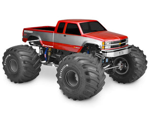 JConcepts 1988 Chevy Silverado Extended Cab Monster Truck Body (fits 7in x 13in Monster Trucks) JC0339