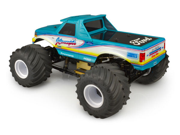 JConcepts 1993 Ford F-250 Monster Truck Body with Fastback and Visor (fits 7in x 13in wheelbase trucks) JC0404